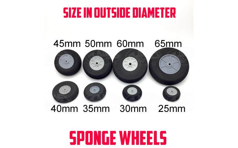 Sponge Wheels 25" (Outter Dia)  Hole 13mm